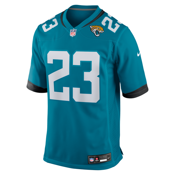 Jacksonville Jaguars Foyesade Oluokun Teal Game Player Jersey