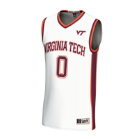 Virginia Tech Hokies Basketball Jersey, White Sportswear Jersey Shirt, Sleeveless Athletic Tank Jersey, Casual Gift for Men, Style 203652699