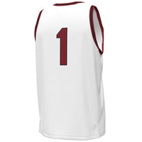 South Carolina Gamecocks Basketball Jersey, White Replica Sportswear Jersey Shirt, Sleeveless Athletic Tank Jersey, Casual Gift for Men