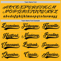 Custom Hockey Jersey, Gold Black Sportswear Jersey Shirt, Athletic Long Sleeve V Neck Jersey, Casual Gift for Men
