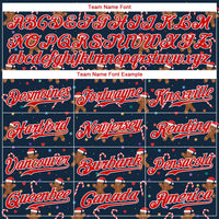 Custom Baseball Jersey, Navy Red Sportswear Jersey Shirt, Athletic Button Down Moisture Wicking Jersey, Casual Gift for Men, Style Navy0274